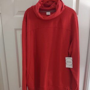 Jockey Soft Fleece Red Cowlneck Sweatshirt